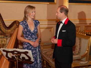 Performing at Windsor Castle for HRH The Earl of Wessex
